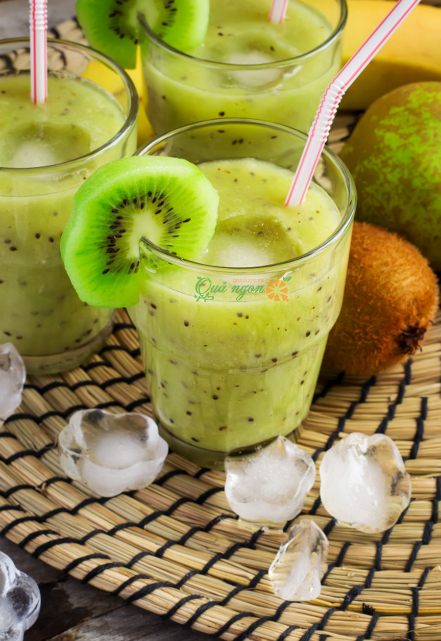 Cách làm sinh tố kiwi 