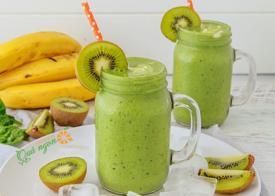 Cách làm sinh tố kiwi chuối