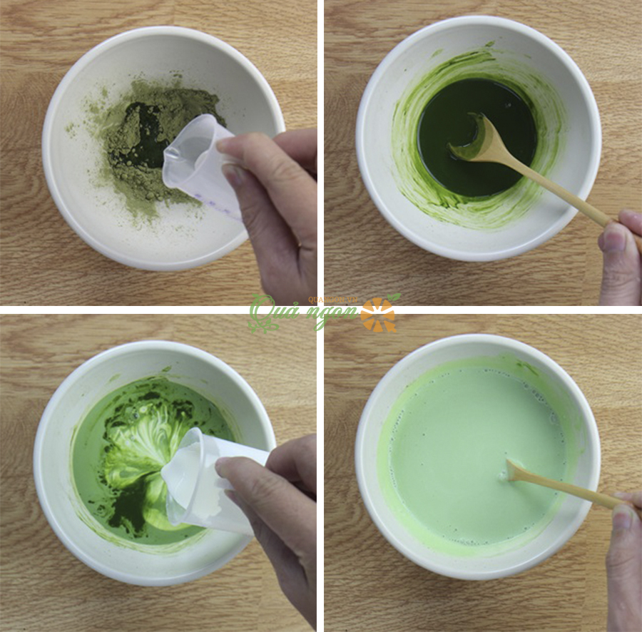 Cách làm thạch vị trà xanh