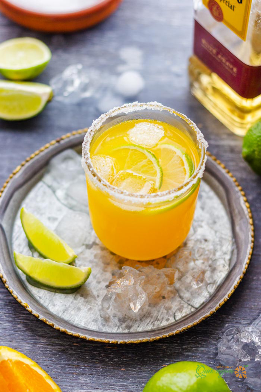 Cách pha chế cocktail margarita cam chanh