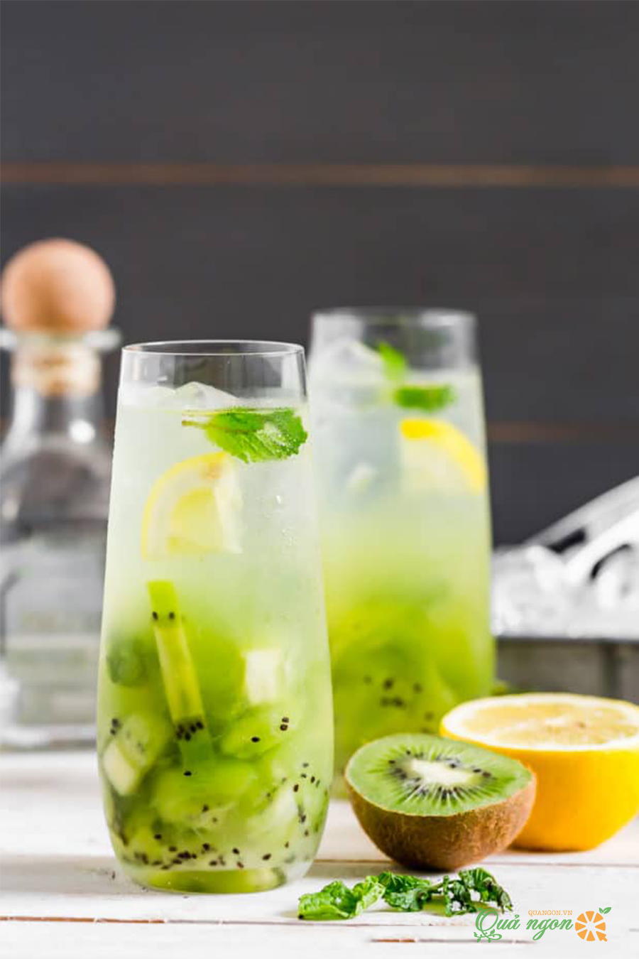 Cocktail kiwi với rượu Tequila