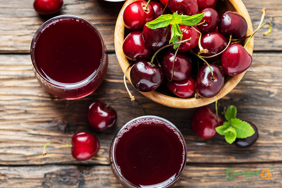 Cách làm nước ép cherry