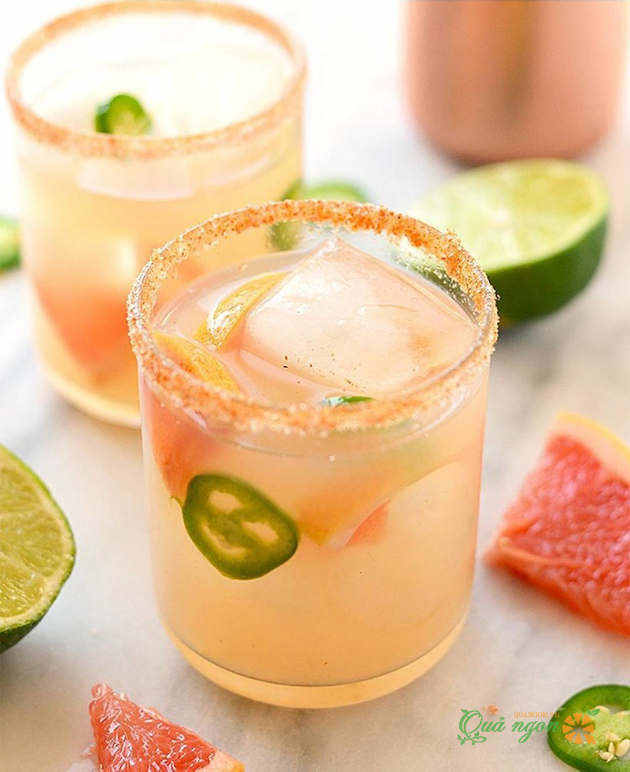 Cocktail Margarita bưởi hương vị cay