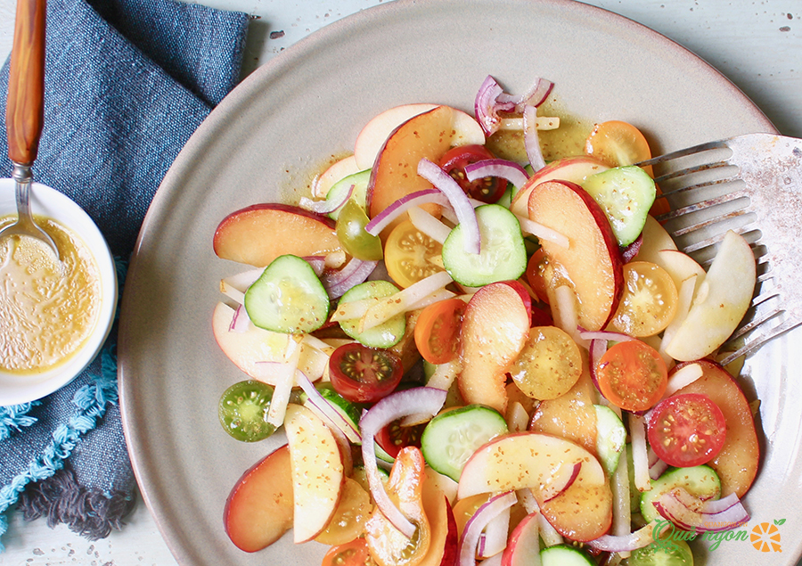 Mách bạn cách làm salad trái cây mùa thu