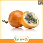 Chanh leo là loại trái cây khi chín cho màu vàng cam rất hấp dẫn