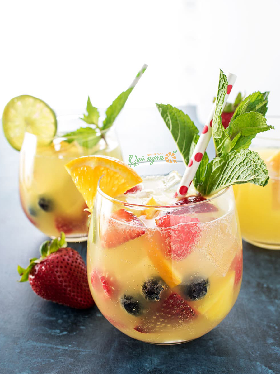 Công thức pha chế cocktail trái cây từ nước ép dứa chanh
