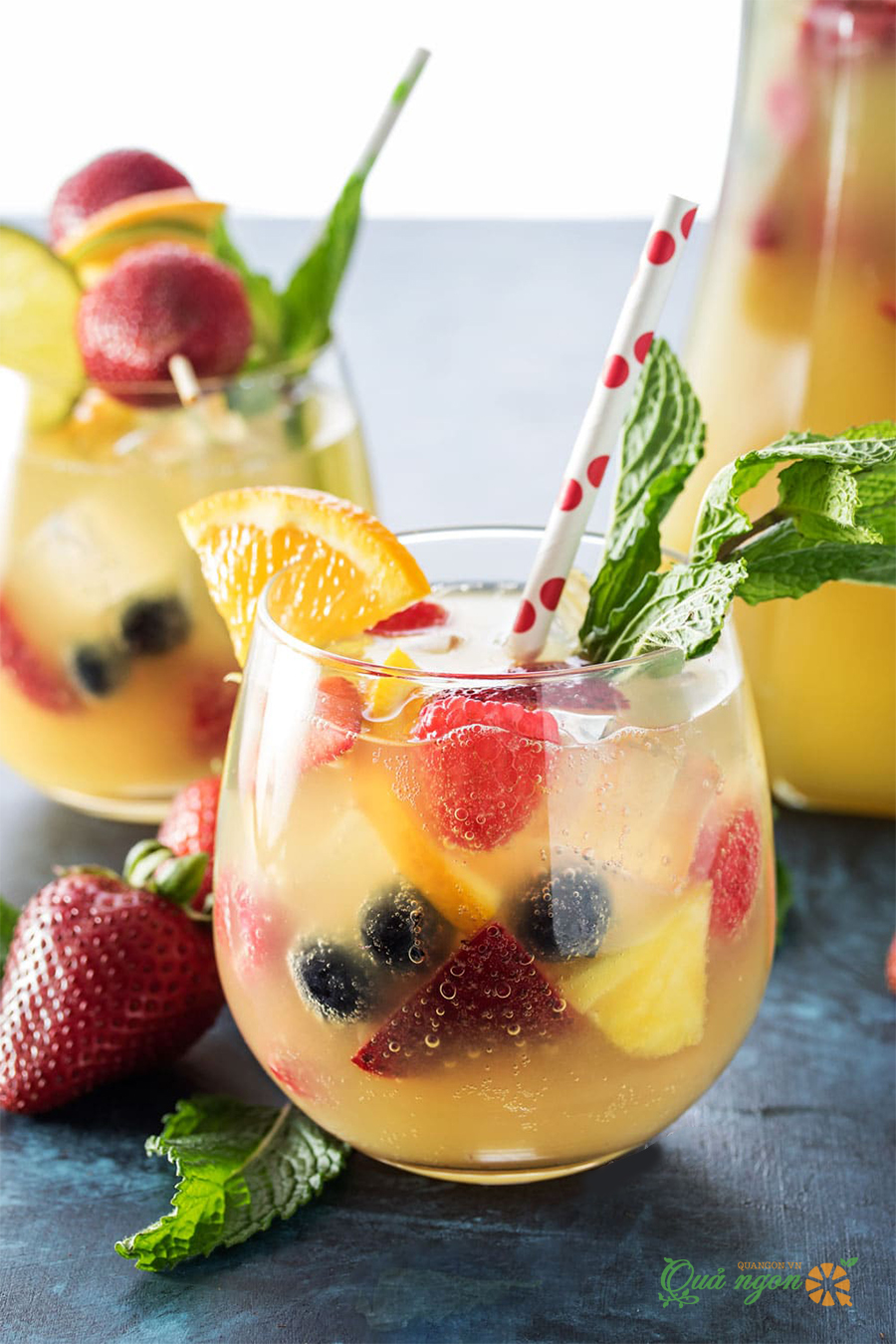 Công thức pha chế cocktail trái cây từ nước ép dứa chanh