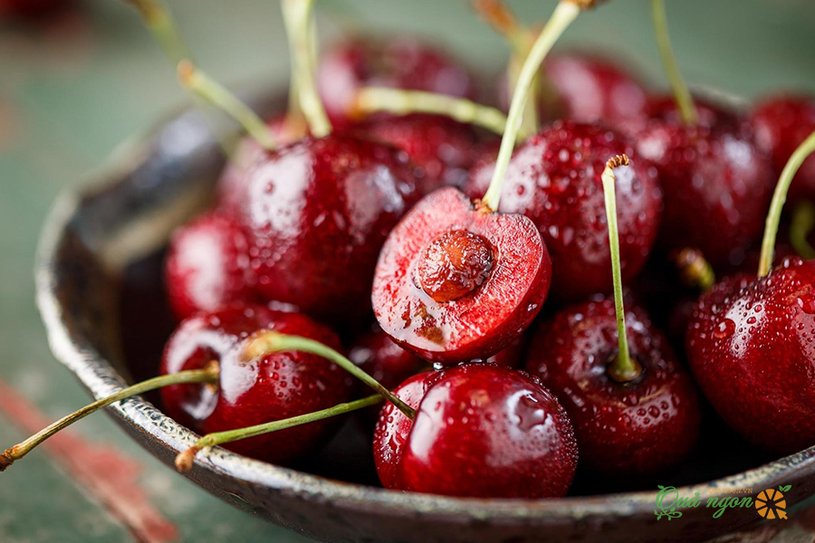 Cherry Mỹ hạt róc không dính rất dễ ăn