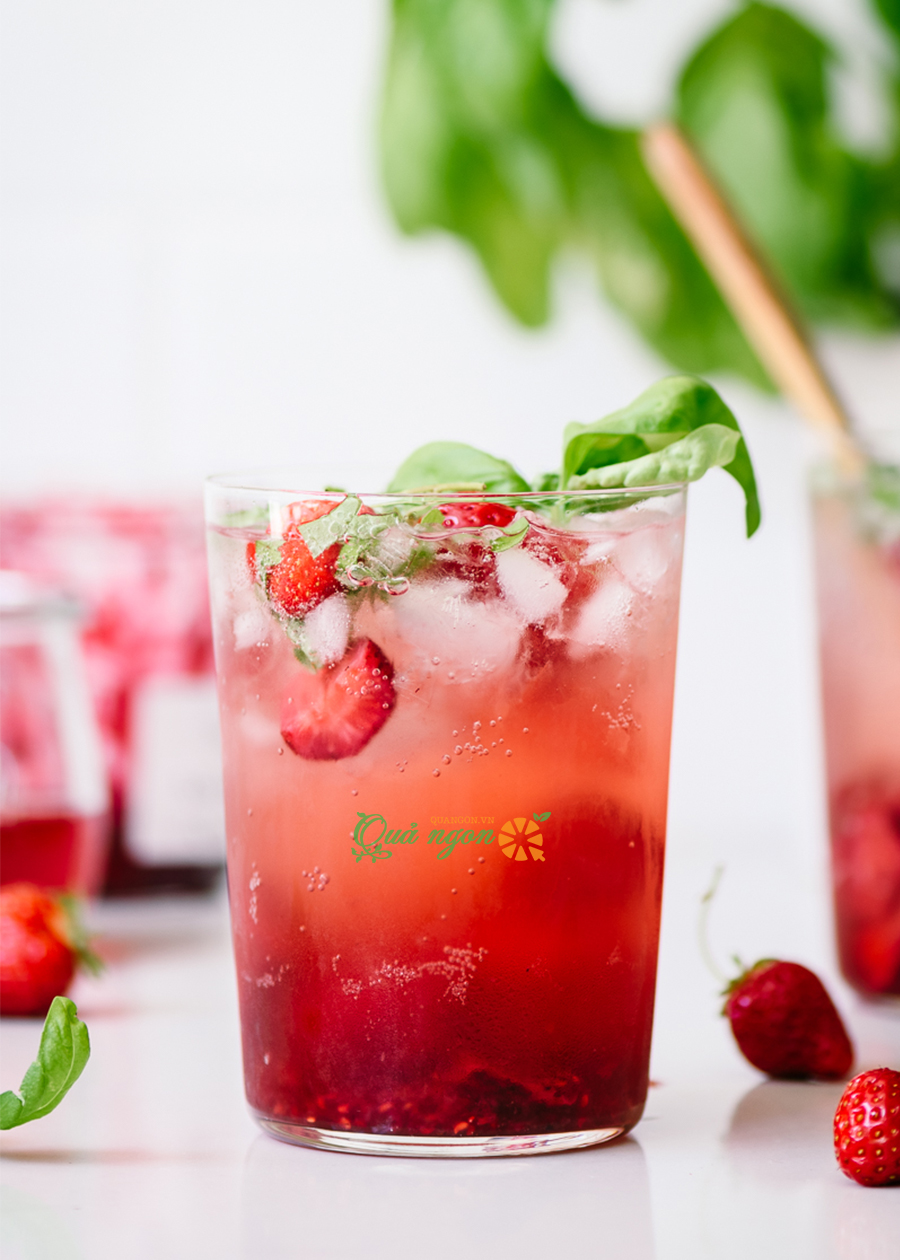 Strawberry Basil Soda