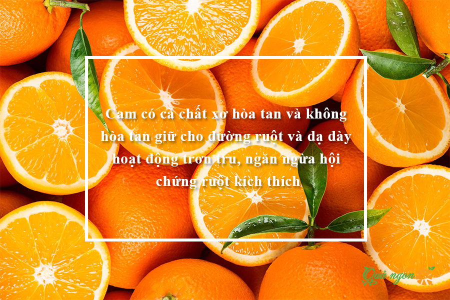 Giá trị dinh dưỡng và lợi ích sức khỏe của quả cam
