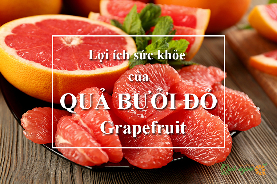 10 Lợi ích sức khỏe tuyệt vời của bưởi đỏ Grapefruit